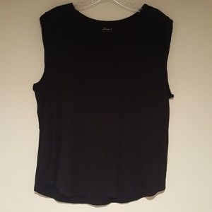 Loft Linen Tee - Black